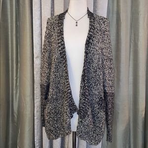 Razzle Dazzle Open Front Knit Sweater Waterfall